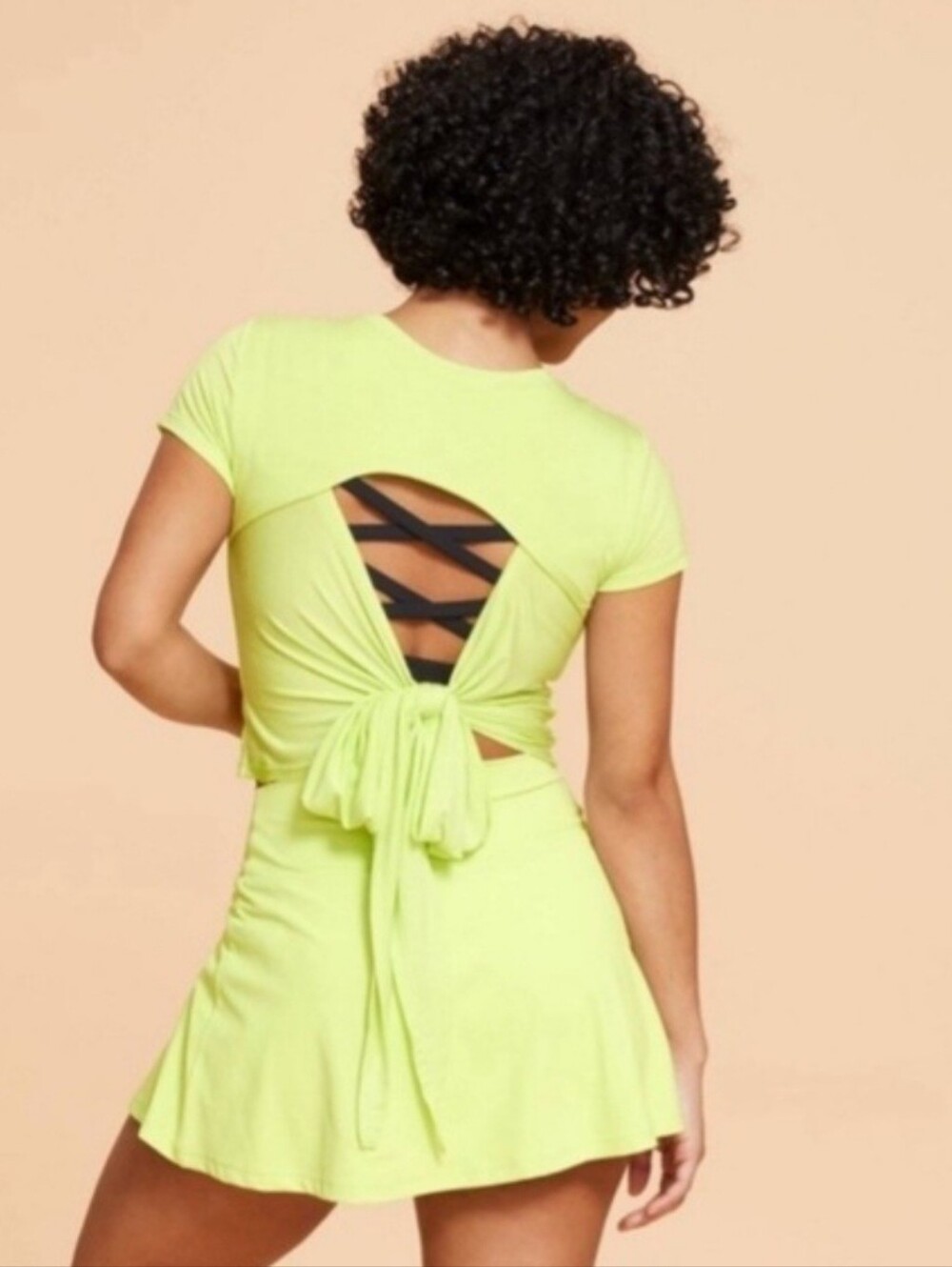 New Blogilates Multi Way Bow Back Top